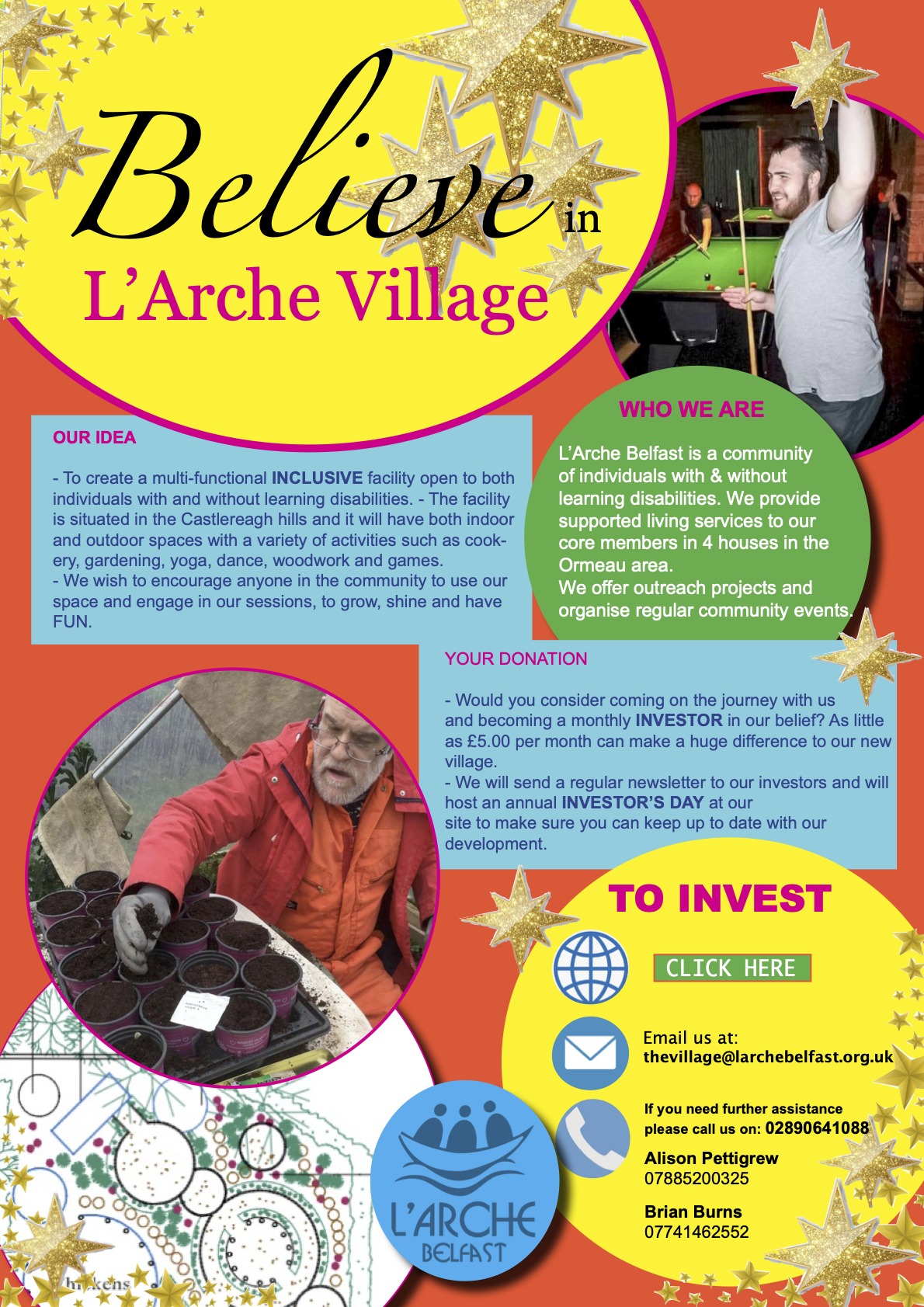 Believe in L Arche Village L Arche Belfast